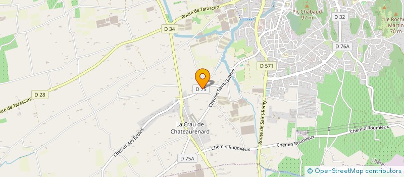 localisation de l'entreprise MONSIEUR MATTHIEU ROMEDENNE à CHATEAURENARD
