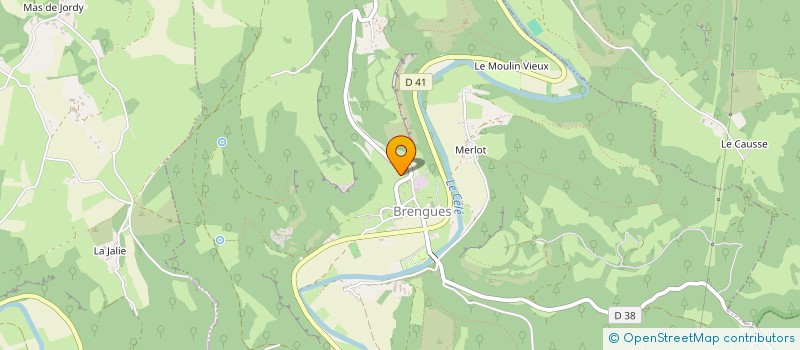 localisation de l'entreprise MONSIEUR MATTHIEU ROUFFY  BRENGUES