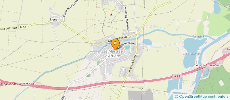 localisation de l'entreprise MONSIEUR MATTHIEU ROUQUETTE  LES MARTRES-D'ARTIERE