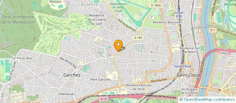 localisation de l'entreprise MONSIEUR MATTHIEU ROUSSEAU à GARCHES