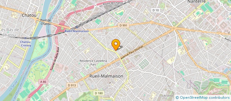 localisation de l'entreprise MONSIEUR MATTHIEU ROUVEYRE à RUEIL-MALMAISON