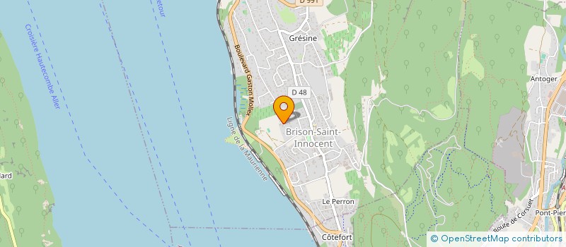 localisation de l'entreprise MONSIEUR MATTHIEU ROUX  BRISON-SAINT-INNOCENT