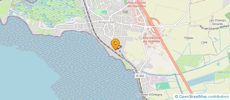 localisation de l'entreprise MONSIEUR MATTHIEU ROY  ANGOULINS