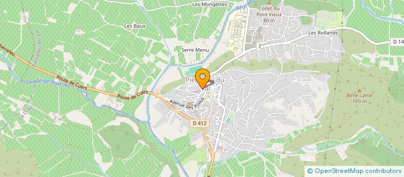 localisation de l'entreprise MONSIEUR MATTHIEU RUBIA à PIERREFEU-DU-VAR