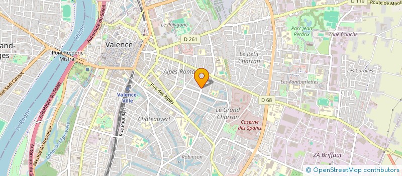 localisation de l'entreprise MONSIEUR MATTHIEU RUIZ à VALENCE