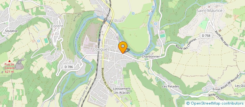 localisation de l'entreprise MONSIEUR MATTHIEU SABATERIE  VIC-LE-COMTE