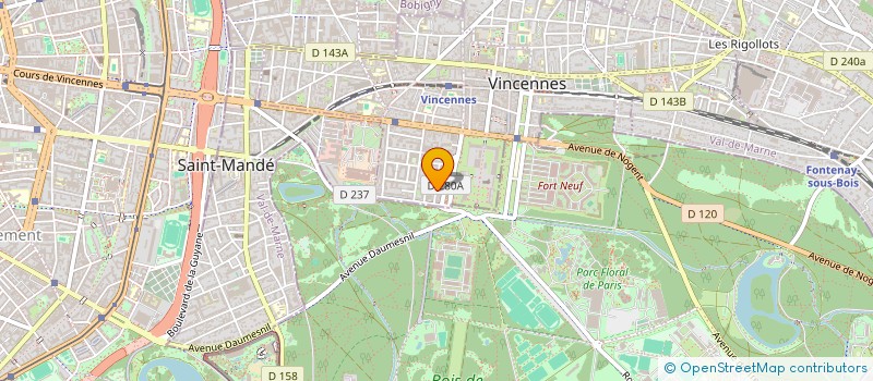 localisation de l'entreprise MONSIEUR MATTHIEU SAFA à VINCENNES