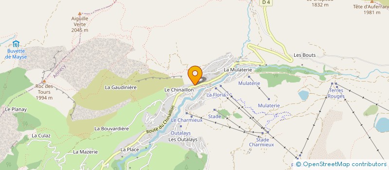 localisation de l'entreprise MONSIEUR MATTHIEU SALAMI  LE GRAND-BORNAND