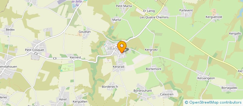 localisation de l'entreprise MONSIEUR MATTHIEU SAMZUN  BANGOR