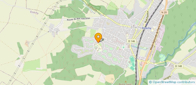 localisation de l'entreprise MONSIEUR MATTHIEU SANCHEZ  ETRECHY