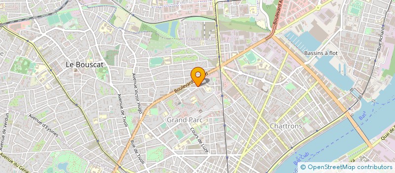 localisation de l'entreprise MONSIEUR MATTHIEU SANCHEZ  BORDEAUX