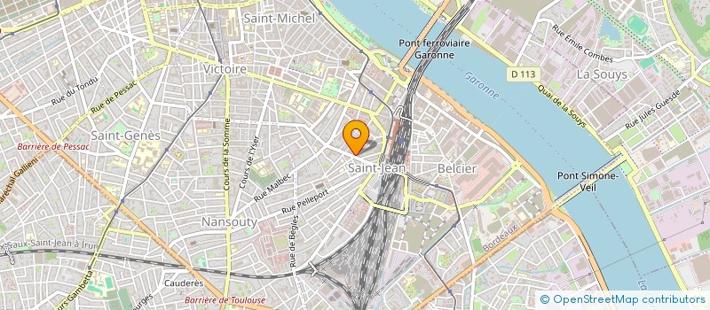 localisation de l'entreprise MONSIEUR MATTHIEU SANCHEZ  BORDEAUX