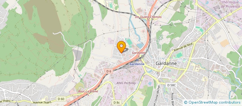 localisation de l'entreprise MONSIEUR MATTHIEU SANGLINE à GARDANNE