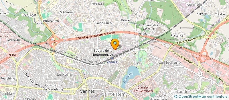localisation de l'entreprise MONSIEUR MATTHIEU SANTELLI à VANNES