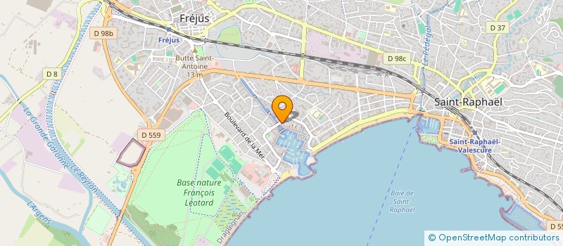 localisation de l'entreprise MONSIEUR MATTHIEU SANTINI à FREJUS