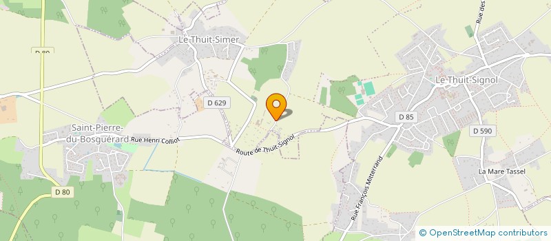 localisation de l'entreprise MONSIEUR MATTHIEU SARAVAL GROSS  LE THUIT DE L'OISON