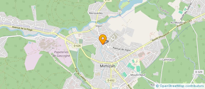 localisation de l'entreprise MONSIEUR MATTHIEU SARTRE à MIMIZAN