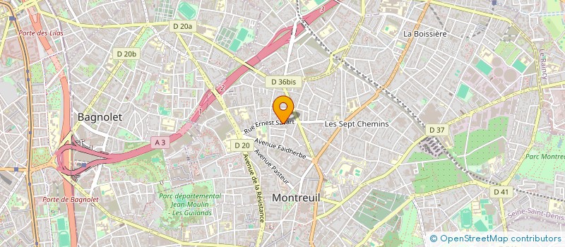 localisation de l'entreprise MONSIEUR MATTHIEU SAULT à MONTREUIL