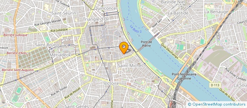 localisation de l'entreprise MONSIEUR MATTHIEU SAUNIER  BORDEAUX