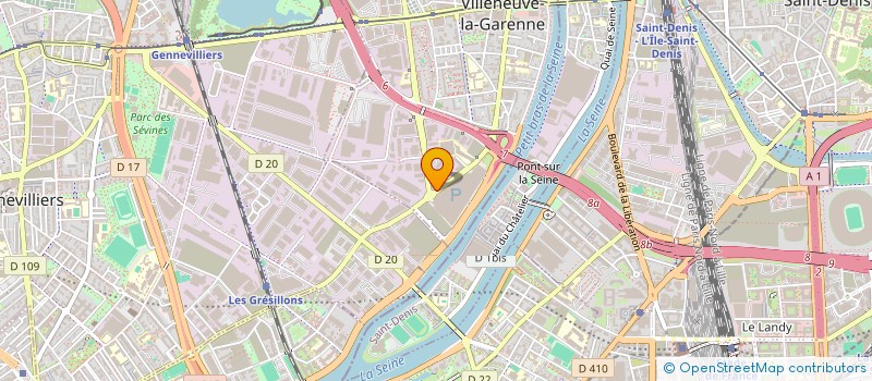 localisation de l'entreprise MONSIEUR MATTHIEU SAUREL  VILLENEUVE-LA-GARENNE