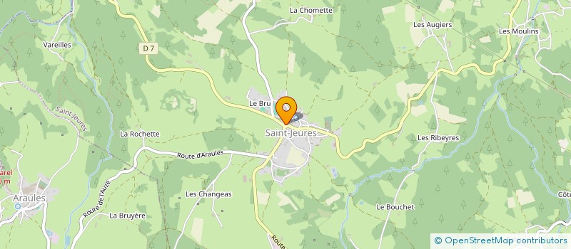 localisation de l'entreprise MONSIEUR MATTHIEU SAUTEL  SAINT-JEURES