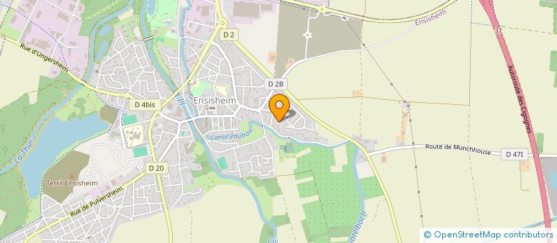 localisation de l'entreprise MONSIEUR MATTHIEU SCHLEGEL  UNGERSHEIM