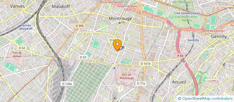 localisation de l'entreprise MONSIEUR MATTHIEU SCHMITT  MONTROUGE