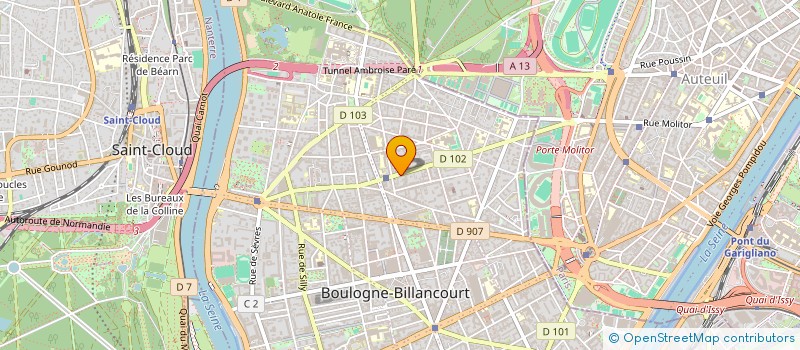 localisation de l'entreprise MONSIEUR MATTHIEU SCHNEIDER  BOULOGNE-BILLANCOURT