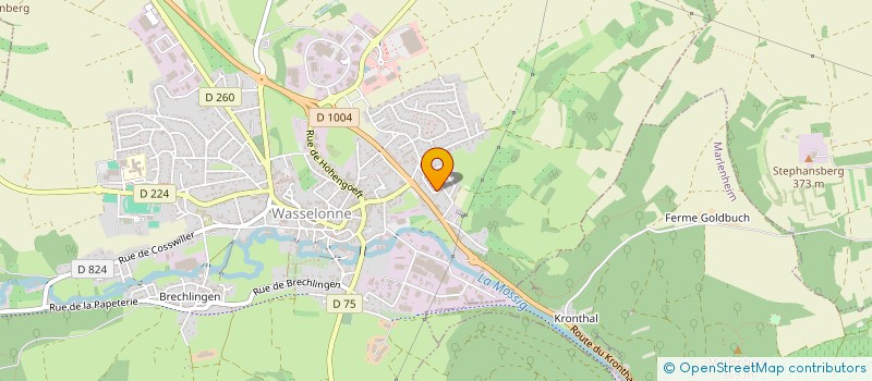 localisation de l'entreprise MONSIEUR MATTHIEU SCHWALLER  WASSELONNE