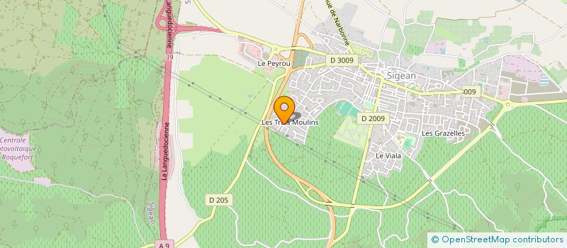 localisation de l'entreprise MONSIEUR MATTHIEU SEBERT  SIGEAN