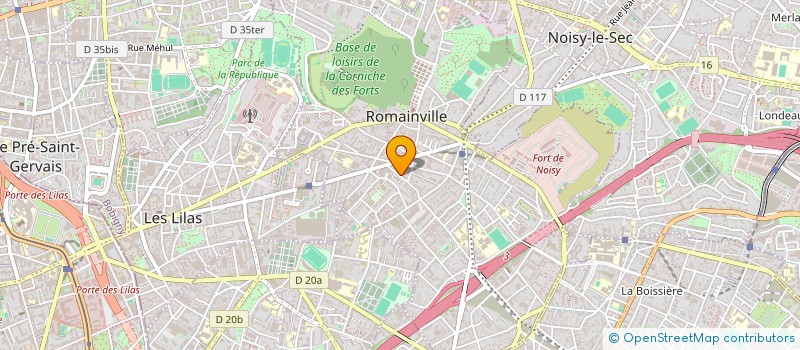 localisation de l'entreprise MONSIEUR MATTHIEU SEIGNEURET à ROMAINVILLE