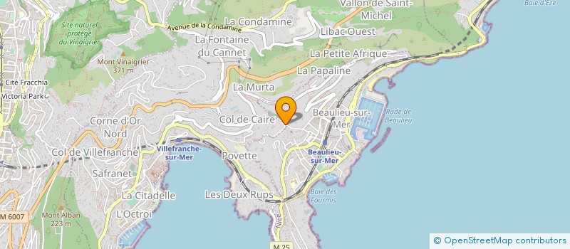 localisation de l'entreprise MONSIEUR MATTHIEU SENNE  BEAULIEU-SUR-MER