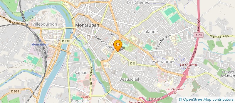 localisation de l'entreprise MONSIEUR MATTHIEU SEPART à MONTAUBAN