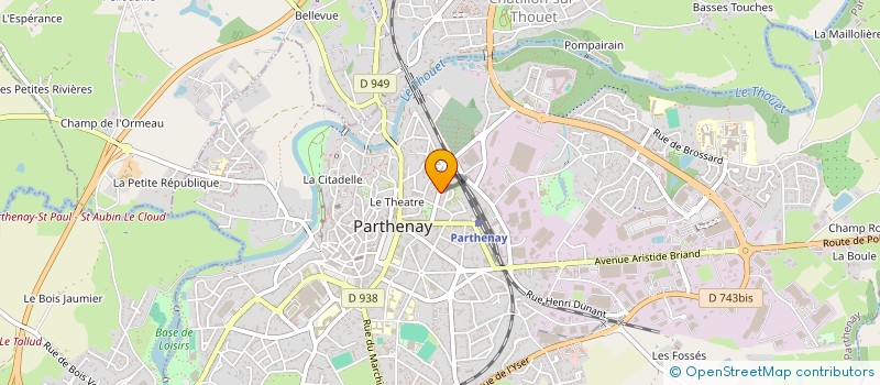 localisation de l'entreprise MONSIEUR MATTHIEU SERRAT à PARTHENAY
