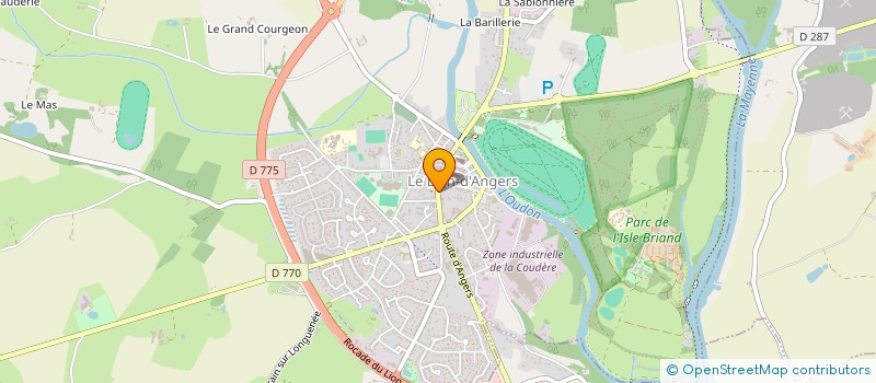 localisation de l'entreprise MONSIEUR MATTHIEU SERREAU à LE LION D'ANGERS