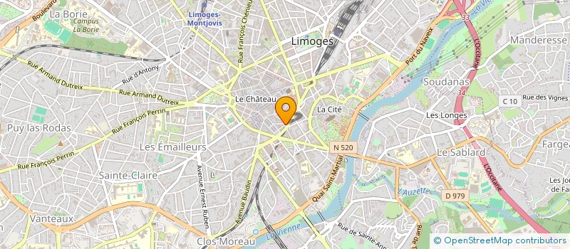 localisation de l'entreprise MONSIEUR MATTHIEU SERY à LIMOGES