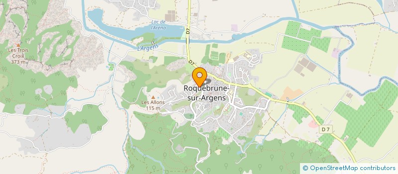 localisation de l'entreprise MONSIEUR MATTHIEU SIBILLAT à ROQUEBRUNE-SUR-ARGENS