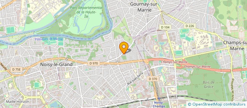 localisation de l'entreprise MONSIEUR MATTHIEU SITA  NOISY-LE-GRAND