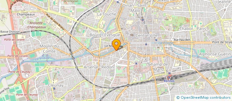 localisation de l'entreprise MONSIEUR MATTHIEU SOETHOUDT  RENNES