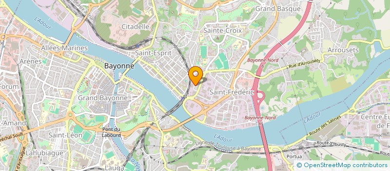 localisation de l'entreprise MONSIEUR MATTHIEU SOULISSE  BAYONNE
