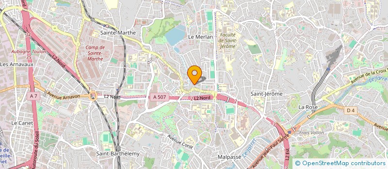localisation de l'entreprise MONSIEUR MATTHIEU STIOUI à MARSEILLE