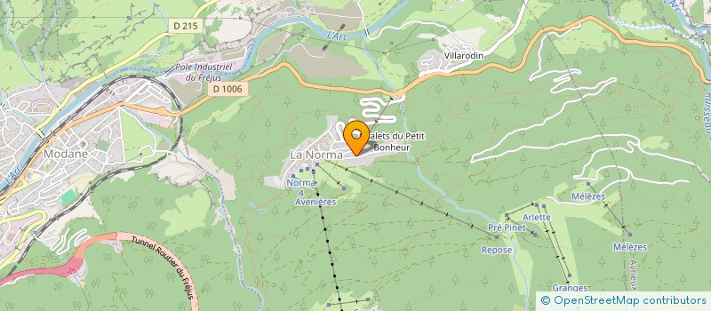 localisation de l'entreprise MONSIEUR MATTHIEU SUINI  VAL-CENIS