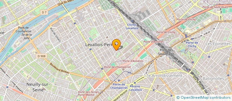 localisation de l'entreprise MONSIEUR MATTHIEU SUPRIN à LEVALLOIS-PERRET