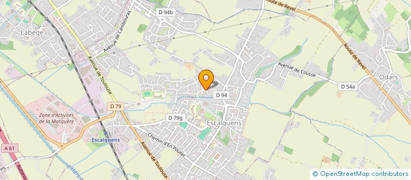 localisation de l'entreprise MONSIEUR MATTHIEU SYLVANDER  ESCALQUENS