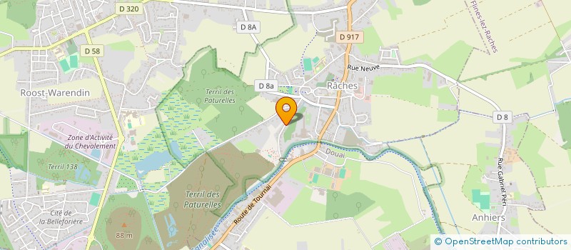 localisation de l'entreprise MONSIEUR MATTHIEU TABAR  RACHES