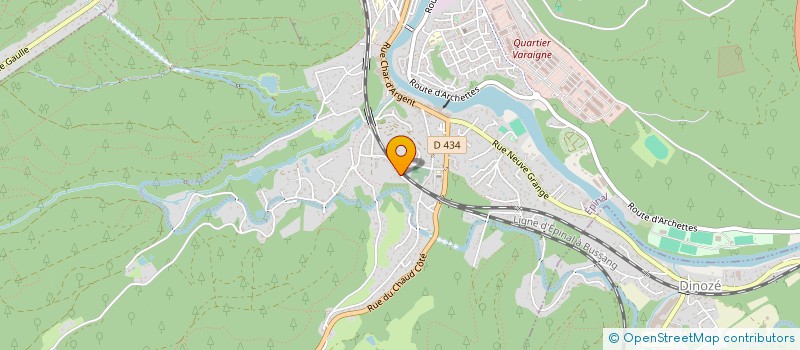 localisation de l'entreprise MONSIEUR MATTHIEU TASSETTI  EPINAL