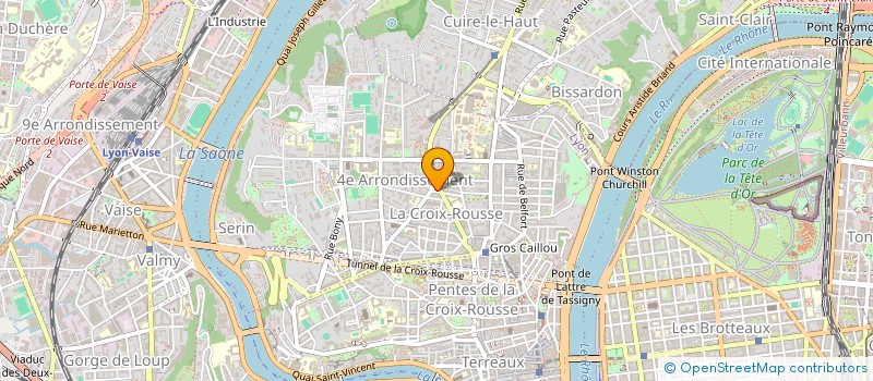 localisation de l'entreprise MONSIEUR MATTHIEU TERCIEUX à LYON