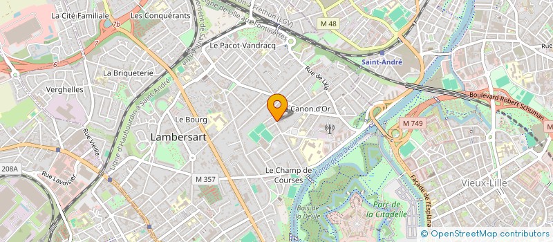 localisation de l'entreprise MONSIEUR MATTHIEU TEZENAS DE MONTCEL à LAMBERSART