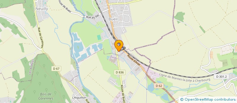 localisation de l'entreprise MONSIEUR MATTHIEU THIEL  BUEIL