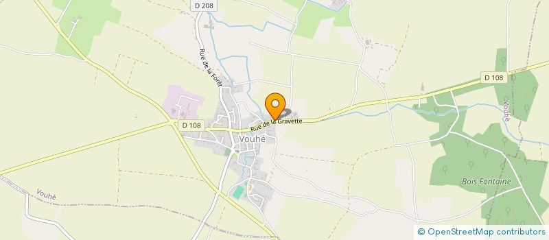 localisation de l'entreprise MONSIEUR MATTHIEU THOMAS  VOUHE